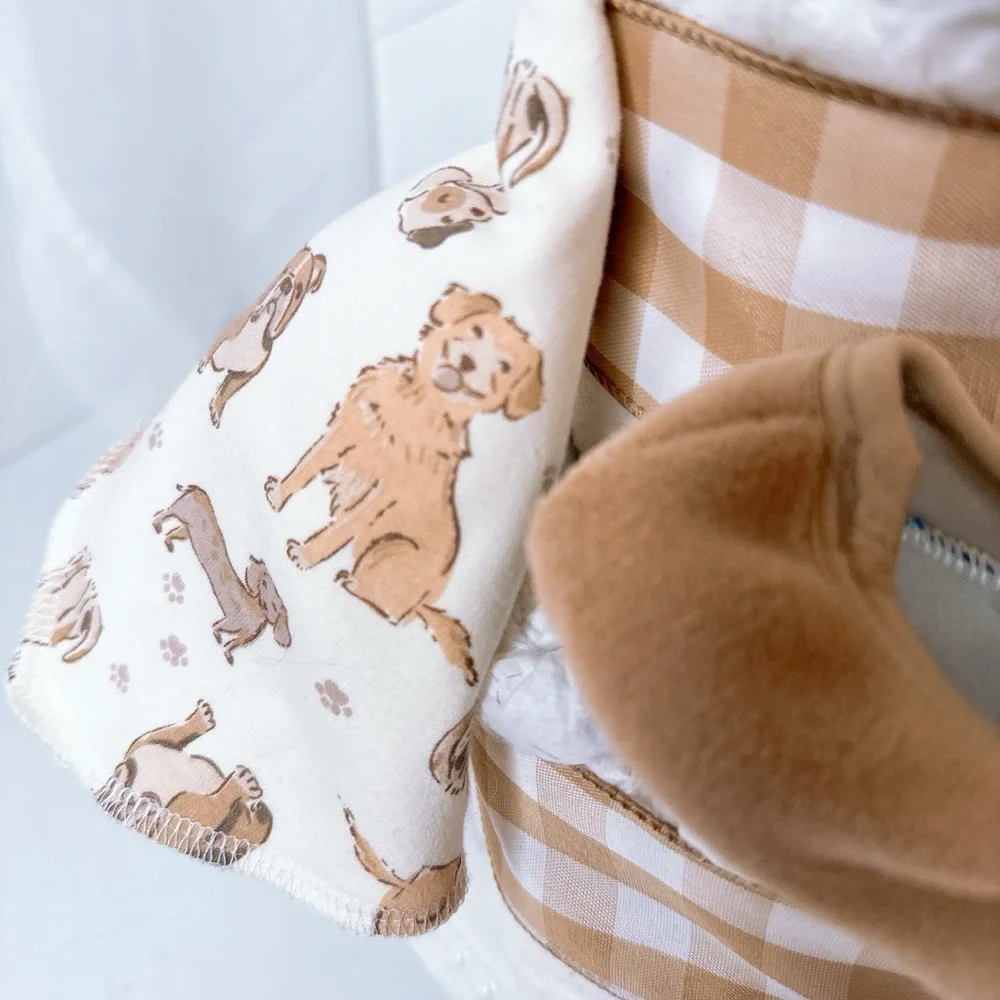 Puppy Diaper Cake, Baby Shower Gift
